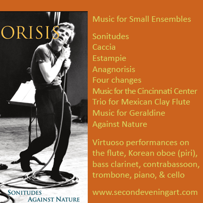 audio CD, 'Anagnorisis' by Robert Hughes with Thatcher Clark, dancer